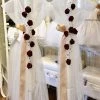 KaterinasDesigns Wedding Cascading Maroon Rosettes Lambatha