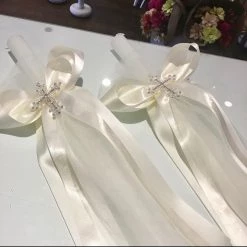 KaterinasDesigns Ivory Diamond Cross 4 Ft Lambatha