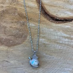 KaterinasDesigns Pearl Teapot Necklace.