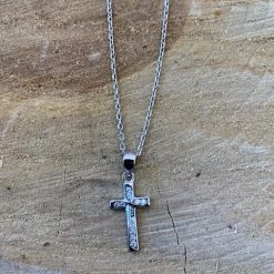 KaterinasDesigns Jewelry Sterling Silver Diamond Cross