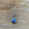 KaterinasDesigns Opal Sterling Silver Necklace Jewelry