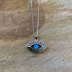 KaterinasDesigns Opal Sterling Silver Mati Necklace Jewelry