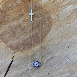 KaterinasDesigns Jewelry Mati And Cross Necklace