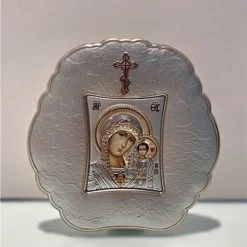 KaterinasDesigns Virgin Mary Icon 14 X 14 Cm Icons