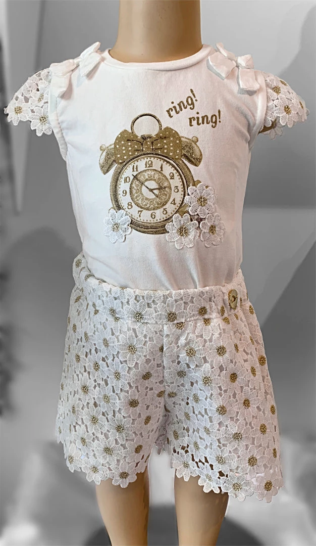 KaterinasDesigns 2-piece Gold Daisy Set Girls 3 KaterinasDesigns 2-piece Gold Daisy Set Girls