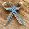 KaterinasDesigns Boys Baptismal Baby Blue Burlap Bow Martyiko/Witness Pin 2 KaterinasDesigns Boys Baptismal Baby Blue Burlap Bow Martyiko/Witness Pin