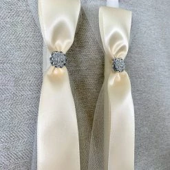 KaterinasDesigns Ivory And Diamond 2 Small Candles