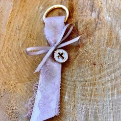 KaterinasDesigns Rose Gold Lace Keychain Martyiko/ Witness Pin Girls Baptismal