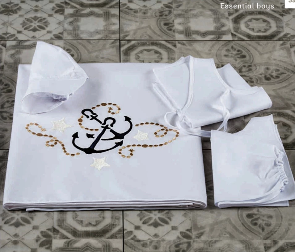 KaterinasDesigns Boys Ladopana Navy Nautical Ladopano Set 3 KaterinasDesigns Boys Ladopana Navy Nautical Ladopano Set