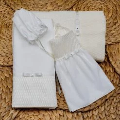 KaterinasDesigns Girls Baptismal Little Lady Ladopano Set