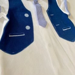 Mayoral Baby Royal Blue 2 Piece Romper