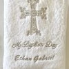 KaterinasDesigns Girls Baptismal Embroidered Personalized Towel 1 KaterinasDesigns Girls Baptismal Embroidered Personalized Towel