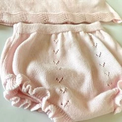 Mayoral 2 Piece Baby Pink Knit Outfit 7 Mayoral 2 Piece Baby Pink Knit Outfit