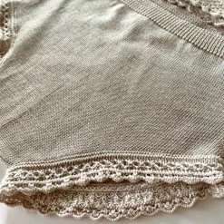 Mayoral 2 Piece Beige Knit Outfit