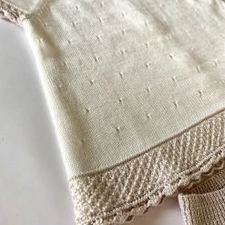 Mayoral 2 Piece Beige Knit Outfit