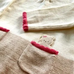 Mayoral Cream And Pink 2 Piece Outfit