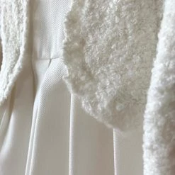 Mayoral Girls Baptismal Outfits Off-White Wool Cardigan Dress 7 Mayoral Girls Baptismal Outfits Off-White Wool Cardigan Dress