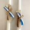 KaterinasDesigns Blue And Burlap 2 Small Candles Boys Baptismal 1 KaterinasDesigns Blue And Burlap 2 Small Candles Boys Baptismal