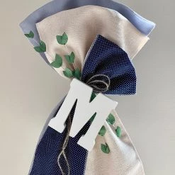 KaterinasDesigns Polka Dot Olive Vine Lambatha Boys Baptismal