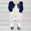 Mayoral Navy Rose Sleeper Baby