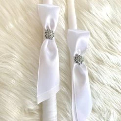 KaterinasDesigns Wedding White Diamond 2 Small Candles