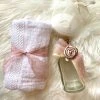 KaterinasDesigns Girls Baptismal Rose Gold Rosette Oil Bottle Set 2 KaterinasDesigns Girls Baptismal Rose Gold Rosette Oil Bottle Set