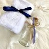 KaterinasDesigns Gold And Navy Striped Oil Bottle Set