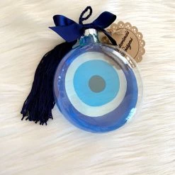 KaterinasDesigns Gifts Blue Mati Christmas Ornament