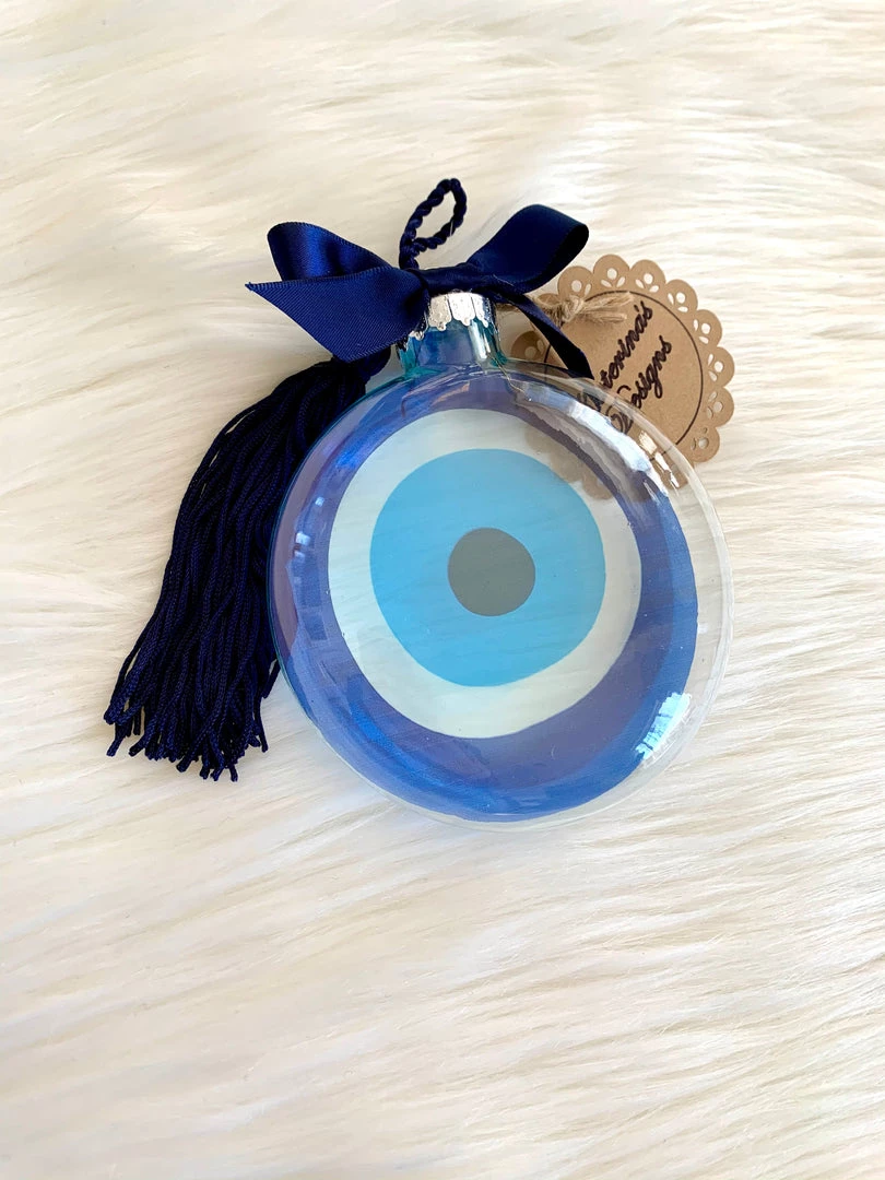 KaterinasDesigns Gifts Blue Mati Christmas Ornament 3 KaterinasDesigns Gifts Blue Mati Christmas Ornament