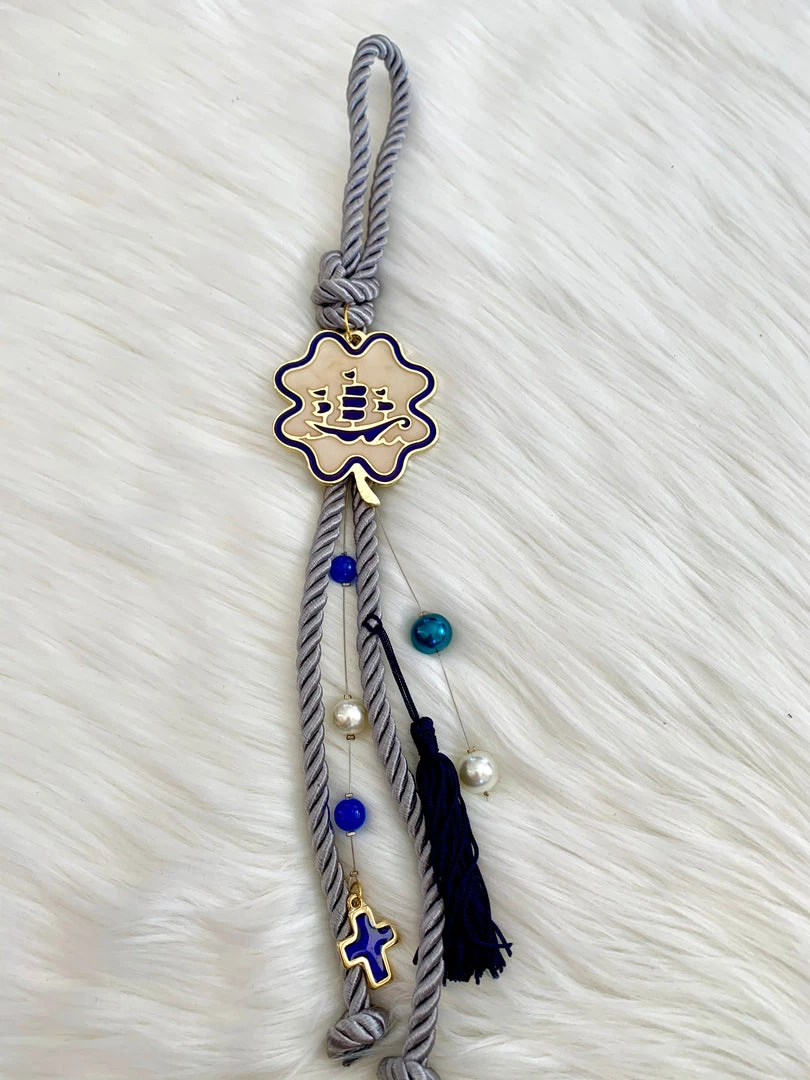 AnnaMaria Navy Nautical Gouri Decorative Gouria 3 AnnaMaria Navy Nautical Gouri Decorative Gouria