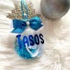 KaterinasDesigns Blue Personalized Ornament Gifts