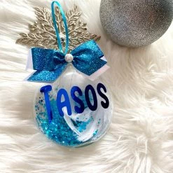 KaterinasDesigns Blue Personalized Ornament Gifts