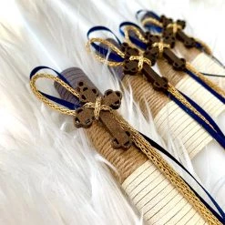 KaterinasDesigns Wooden Cross Easter Candle Easter Candles