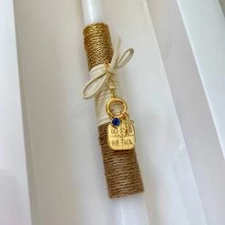 KaterinasDesigns Easter Candles Beige IC XC NI KA Filaxto Easter Candle