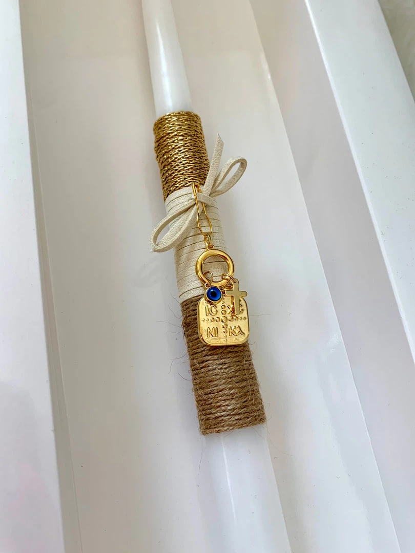 KaterinasDesigns Easter Candles Beige IC XC NI KA Filaxto Easter Candle 3 KaterinasDesigns Easter Candles Beige IC XC NI KA Filaxto Easter Candle