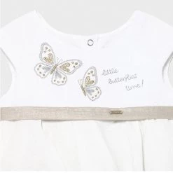 Mayoral Ruffled Linen Dress