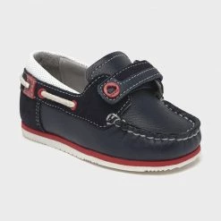 Mayoral Boys Shoes Leather Navy Loafers