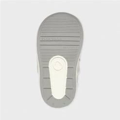 Mayoral Leather Silver Metallic Baby Shoes Girls 9 Mayoral Leather Silver Metallic Baby Shoes Girls