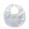 Gaby My Baptism Day White Satin Lace Bib