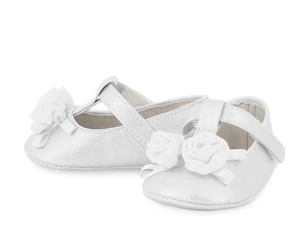 Mayoral Mary Jane Shoe- Soft Pearl White 4 Mayoral Mary Jane Shoe- Soft Pearl White