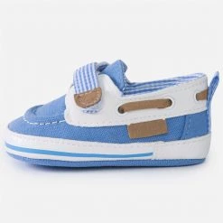 Mayoral Baby Blue Checkered Soft Sole Shoe Boys Shoes