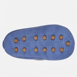Mayoral Blue And Tan Mocassins Boys Shoes