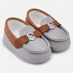 Mayoral Grey And Brown Moccasins Boys Shoes