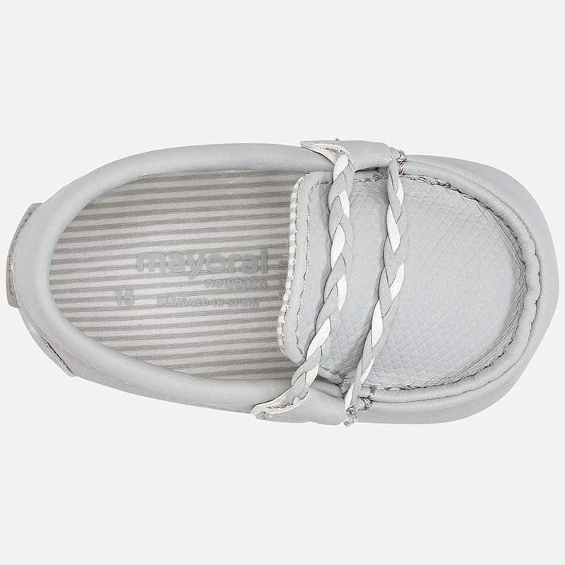 Boys Shoes Mayoral Grey And White Moccasins 5 Boys Shoes Mayoral Grey And White Moccasins