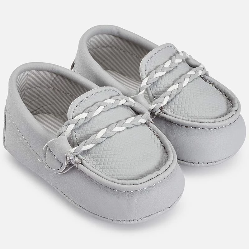 Boys Shoes Mayoral Grey And White Moccasins 3 Boys Shoes Mayoral Grey And White Moccasins