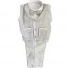 Stella Grey Vest Baptismal Suit