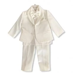 Bimbalo 4 Piece Ivory Baptismal Suit
