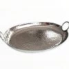 KaterinasDesigns Silver Oval Hammered Tray