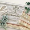 KaterinasDesigns Girls Ladopana Ivory And Rose Gold Embroidered Ladopano Set
