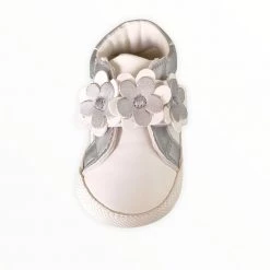 Mayoral White And Silver Floral Runners Girls